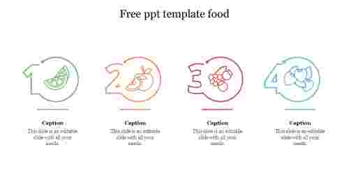 free ppt template food